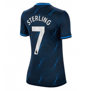 Chelsea Raheem Sterling #7 kläder Kvinnor 2023-24 Bortatröja Kortärmad